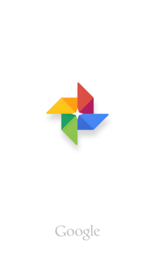 Google Photos iPhone splash screens screenshot